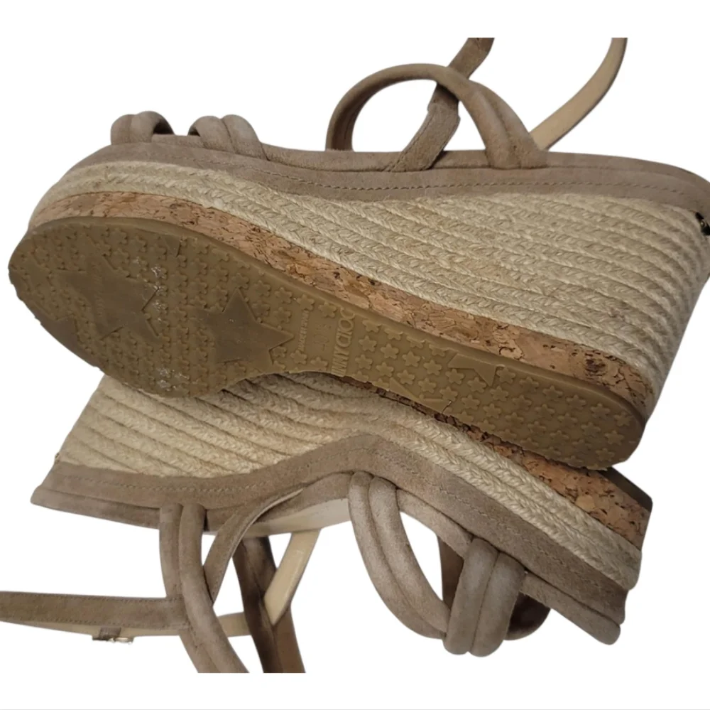 JIMMY CHOO Wedges SZ 40.5 - Picture 9 of 16
